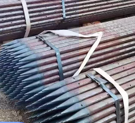 徐州超前小导管预埋钢管出尖打孔焊倒刺无缝焊管厂